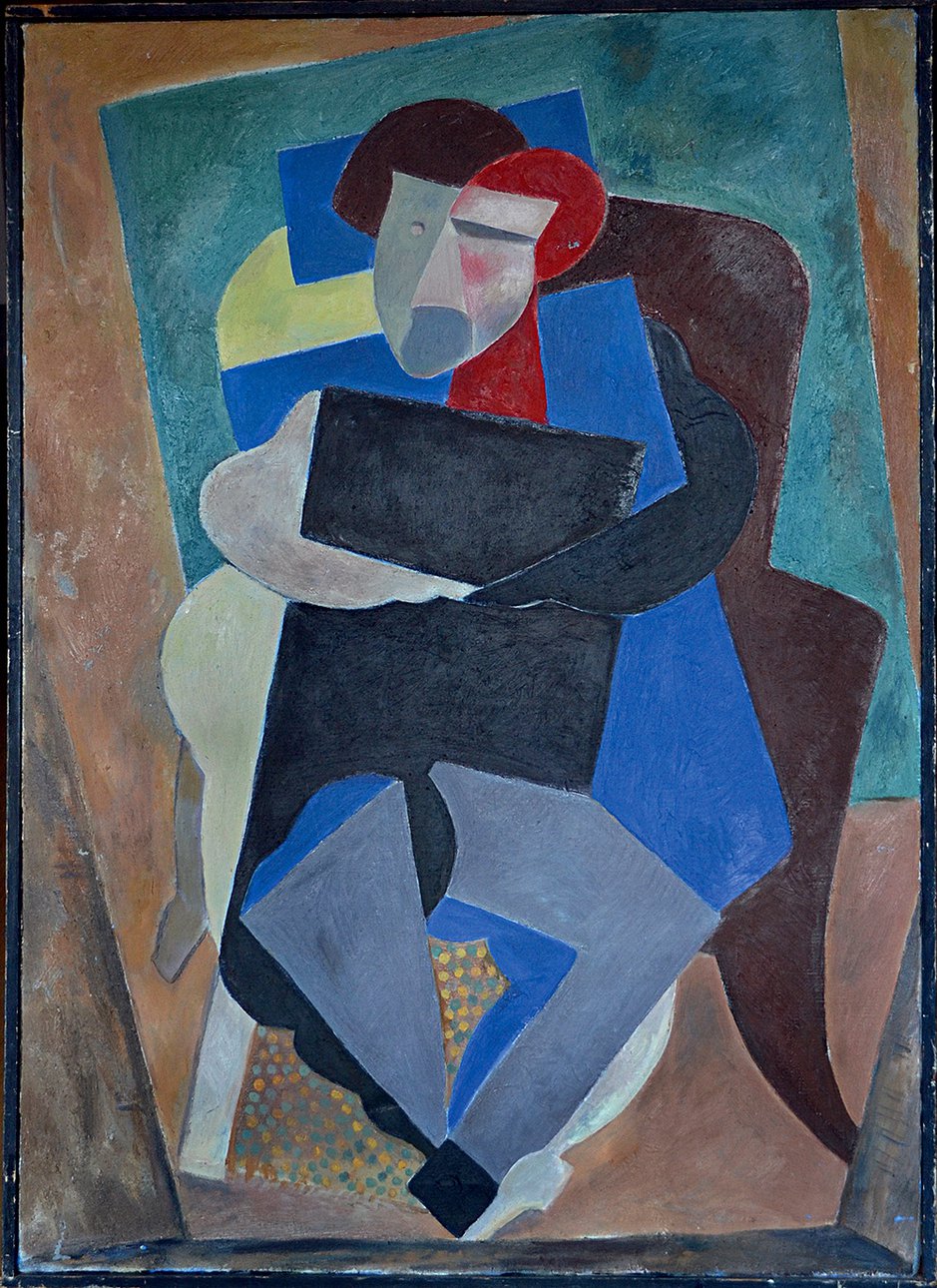 Диего Ривера. «Портрет Максимилиана Волошина». 1916. Уменьшенная копия на древесно-стружечной плите находится в музее поэта в Коктебеле. Фото: Издательство Ивана Лимбаха
