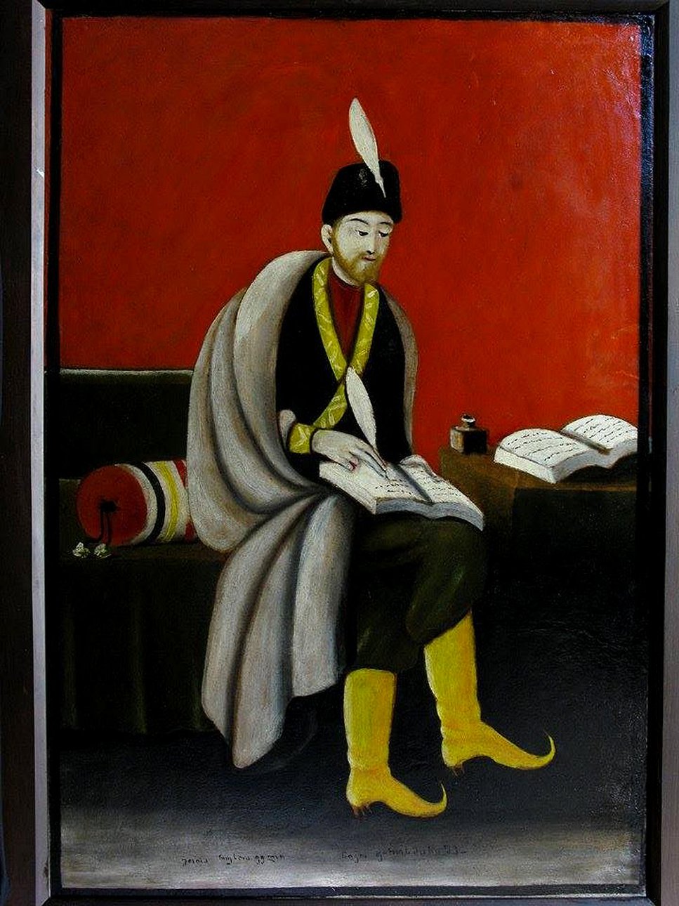 Нико Пиросмани. «Портрет Шота Руставели». 1915. Государственный музей искусств Грузии. Niko Pirosmanashvili State Museum
