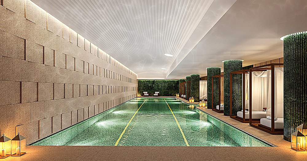SPA и бассейн комплекса Bvlgari Hotel & Residences Bvlgari. Фото: Bvlgari