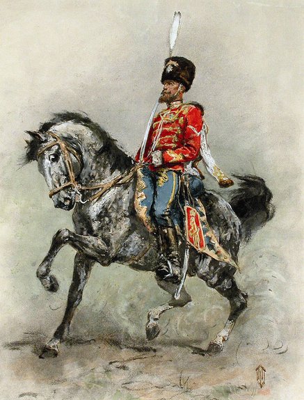 Шипов П.Д. Гусар лейб-гвардии Гусарского Его Величества полка. 1890–1910-е. Предоставлено ГИМ