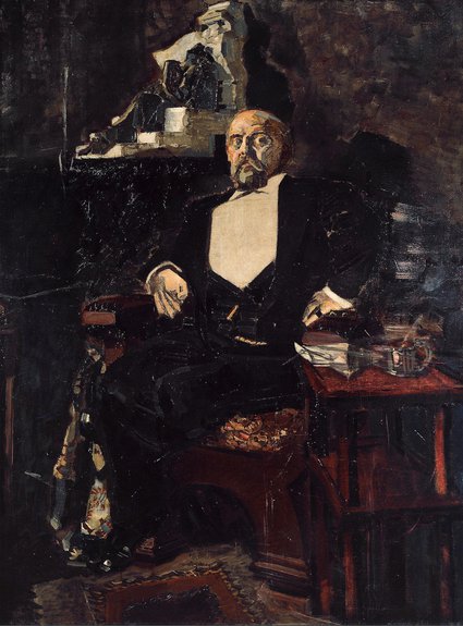 Врубель М.А. Портрет Саввы Ивановича Мамонтова. 1897 г. Холст, масло. 189 x 143,5 см. © National Portrait Gallery