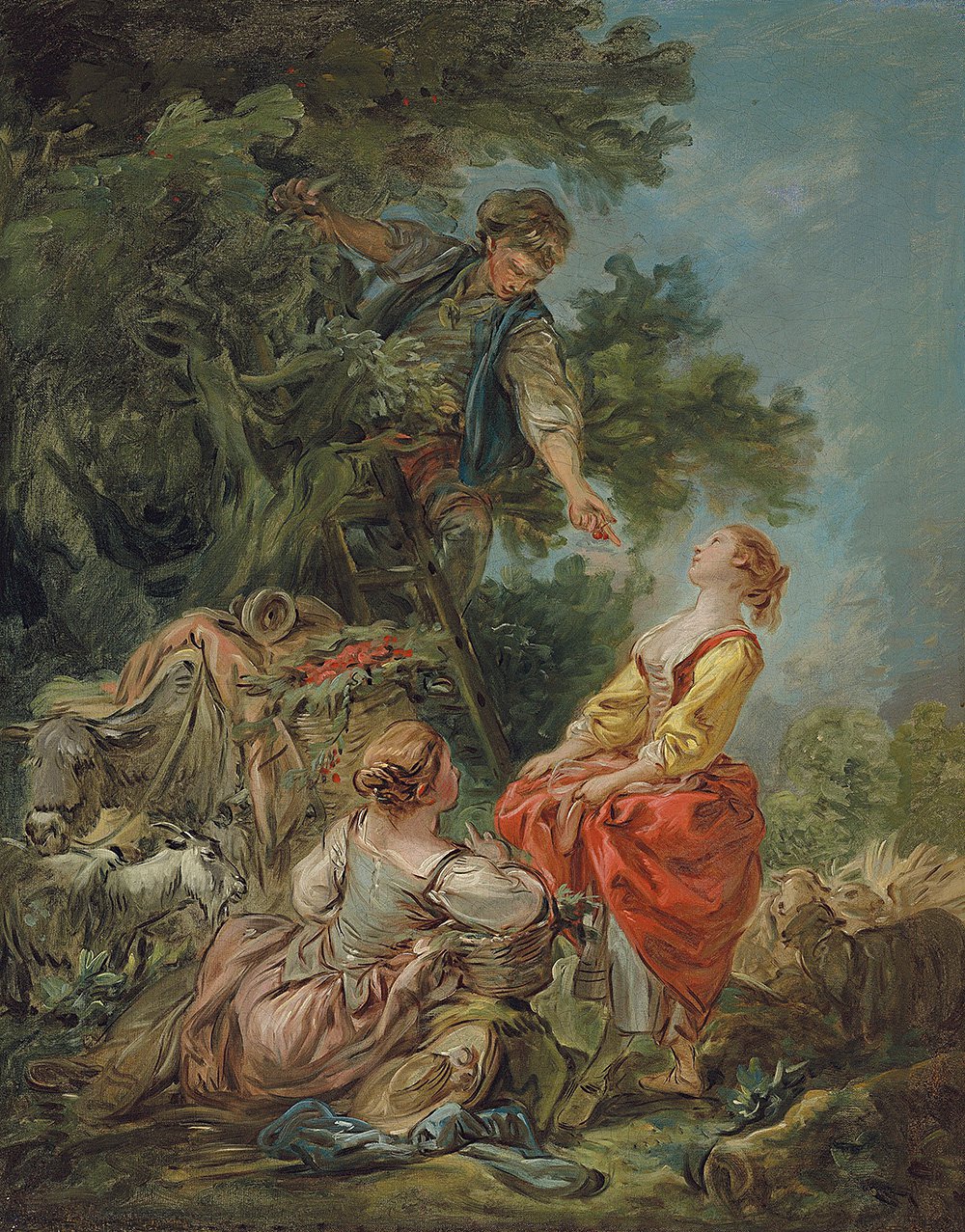 Франсуа Буше. «Сбор вишен». 1760-е. Фото: IN ARTIBUS Foundatio
