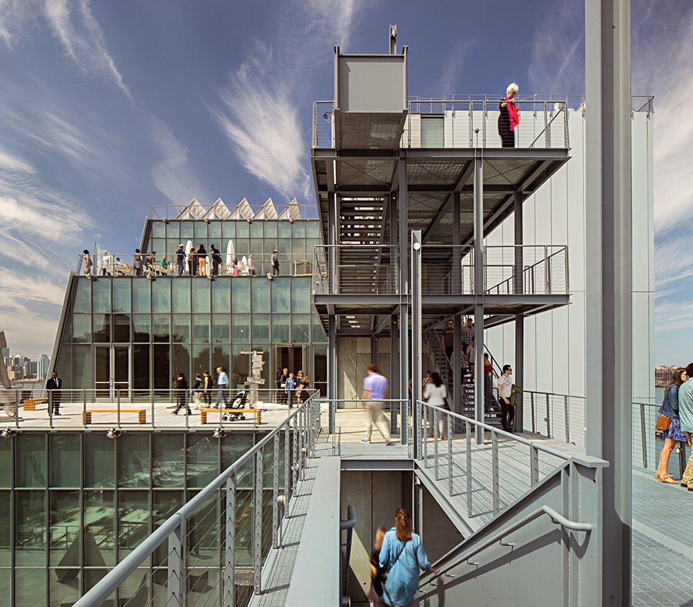 Музей американского искусства Уитни в Нью-Йорке. Архитектор Ренцо Пьяно. 2015. Фото: Niclehoux / RPBW