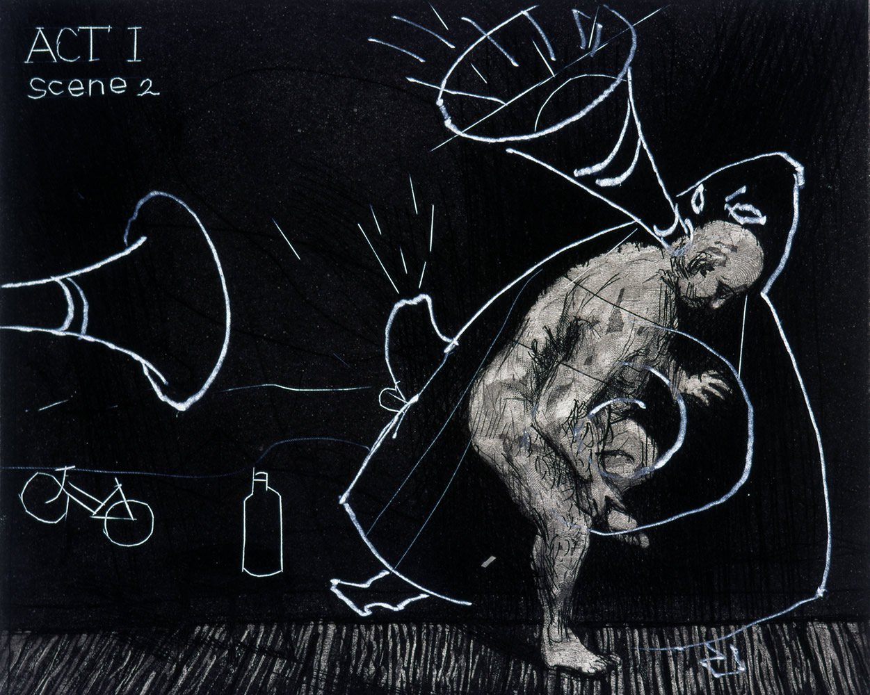 William Kentridge, Ubu Tells the Truth 1996