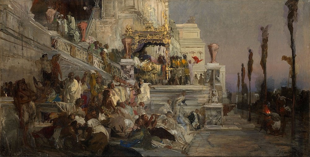 Генрих Семирадский. Светочи христианства. Факелы Нерона. MacDougall's, эстимейт £400–500 тыс. MacDougall's