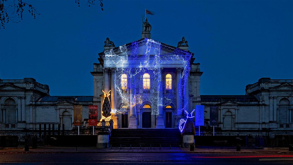 Украшенная галерея. Лондонская галерея Тейт. Tate Britain в Лондоне. Tate Britain London. Британская галерея Тейт.