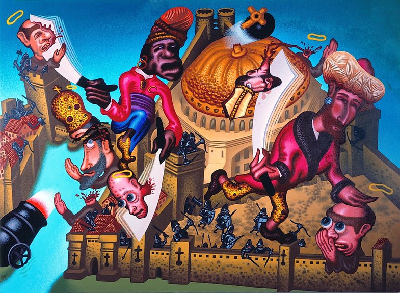 "Падение Константинополя в 1453 году нашей эры". 2004 / courtesy Gary Tatintsian Gallery