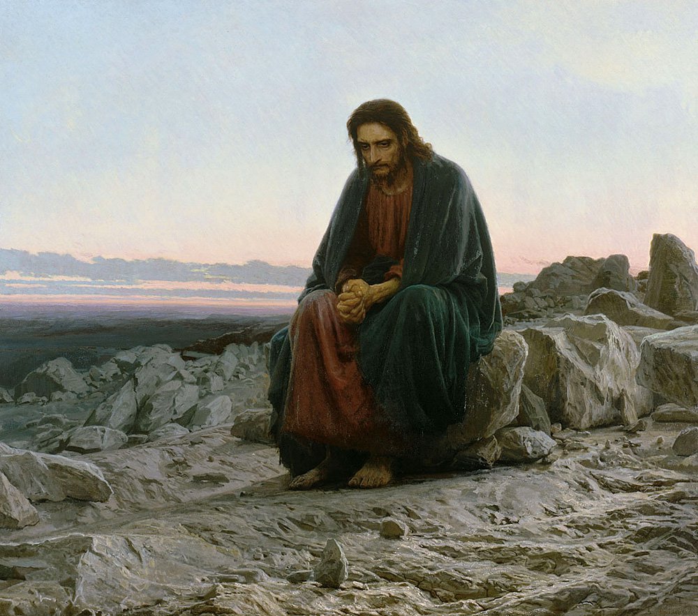 Иван Крамской. «Христос в пустыне». 1872. Фото: Государственная Третьяковская галерея