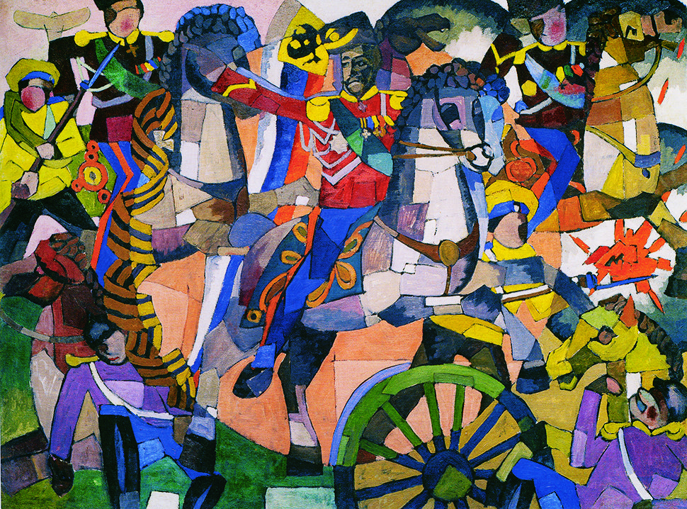 Аристарх Лентулов. «Победный бой». 1914