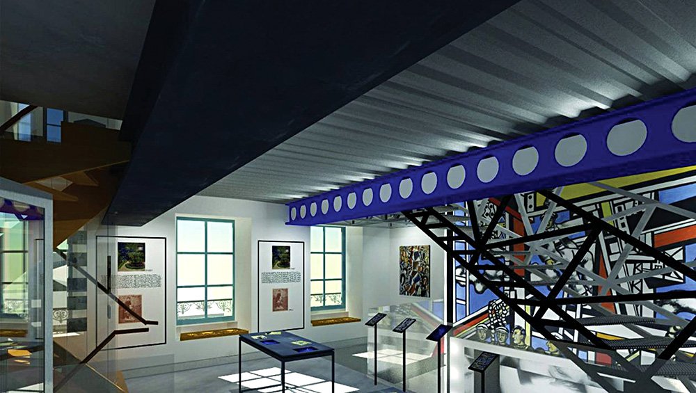 Интерьер дома Фернана Леже, в котором разместится новый музей художника и его друга Андре Мара. Аржантан, Франция. Фото:  Сabinet Koya