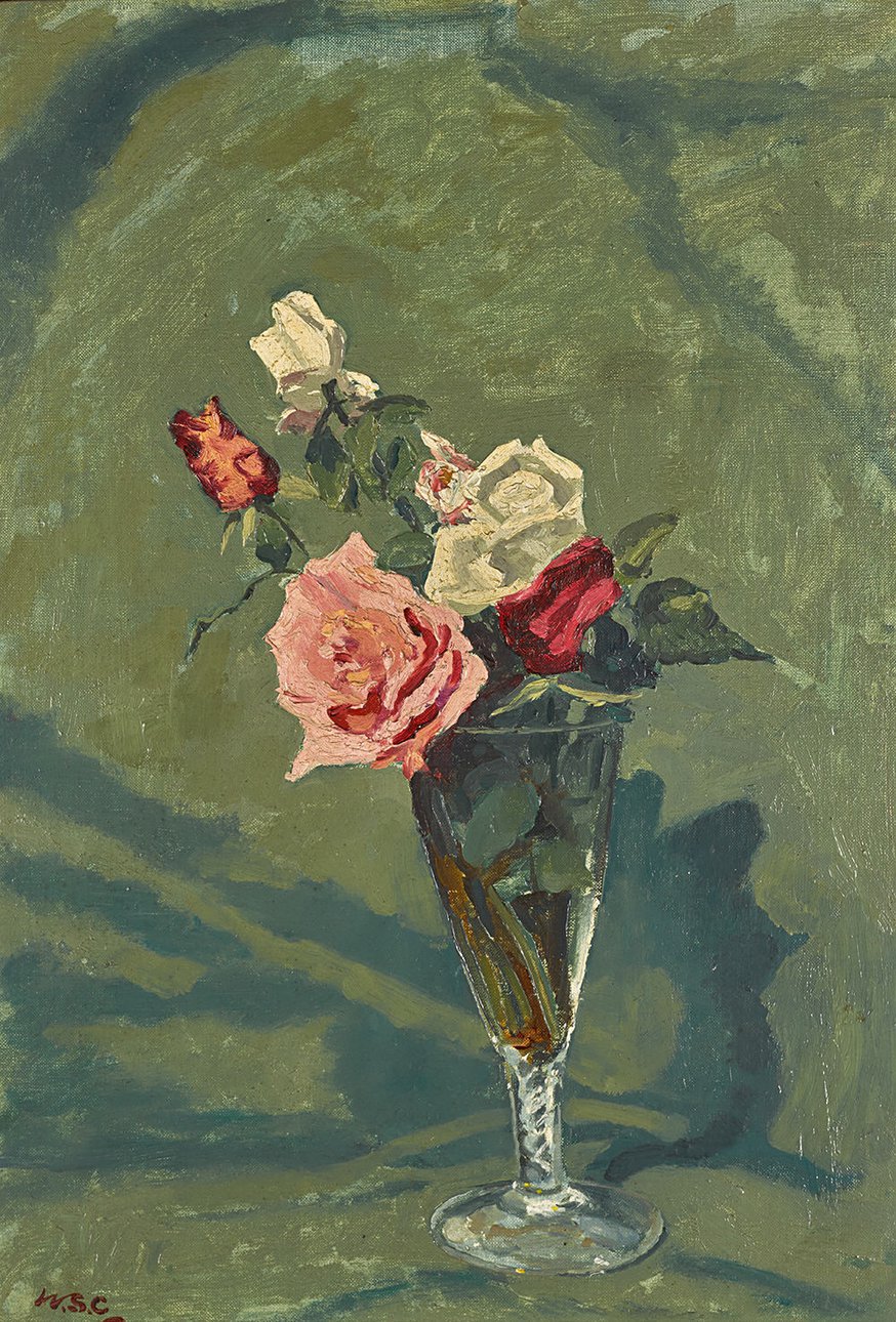 Уинстон Черчиль. «Розы в стеклянной вазе». Фото: Sotheby'