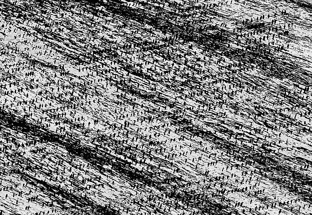 Михаль Ровнер. Без названия 1 (Панорама), 2015 (фрагмент). © 2015 Michal Rovner/Artists Rights Society (ARS), New York