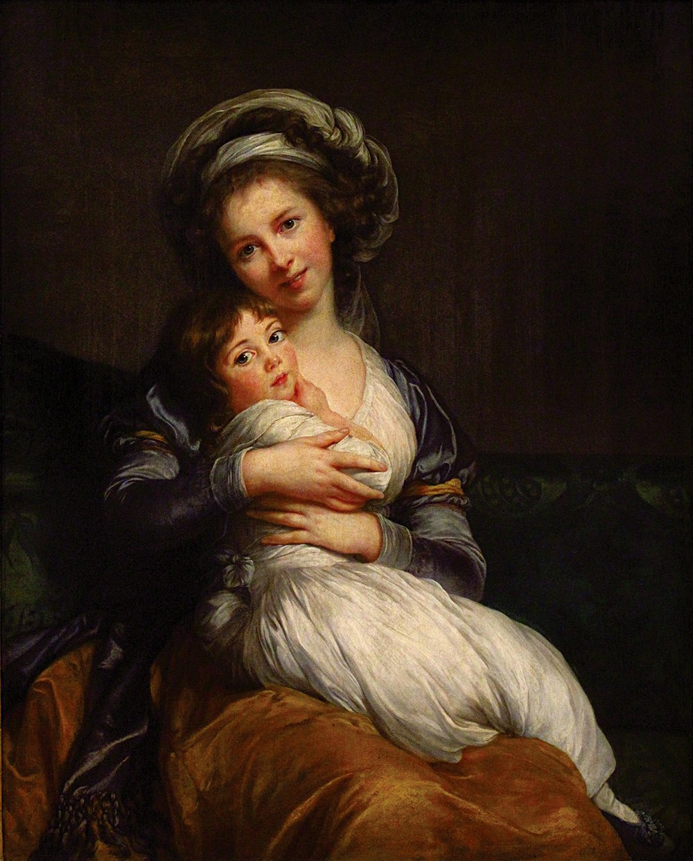 Элизабет Виже-Лебрен. «Автопортрет с дочерью». 1786. Фото: Лувр, Париж