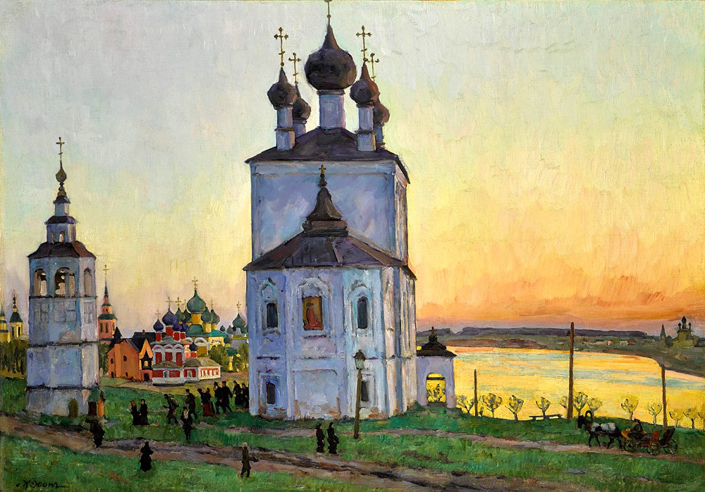 Константин Юон. «Древний град Углич». 1913. Эстимейт £600–800 тыс. Фото: Sotheby'