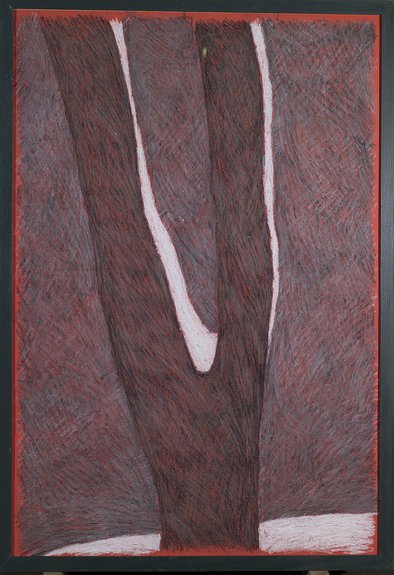 Никита Алексеев. Без названия. Из серии "54 зимы". 2007. Бумага, цветной карандаш, масляная пастель.