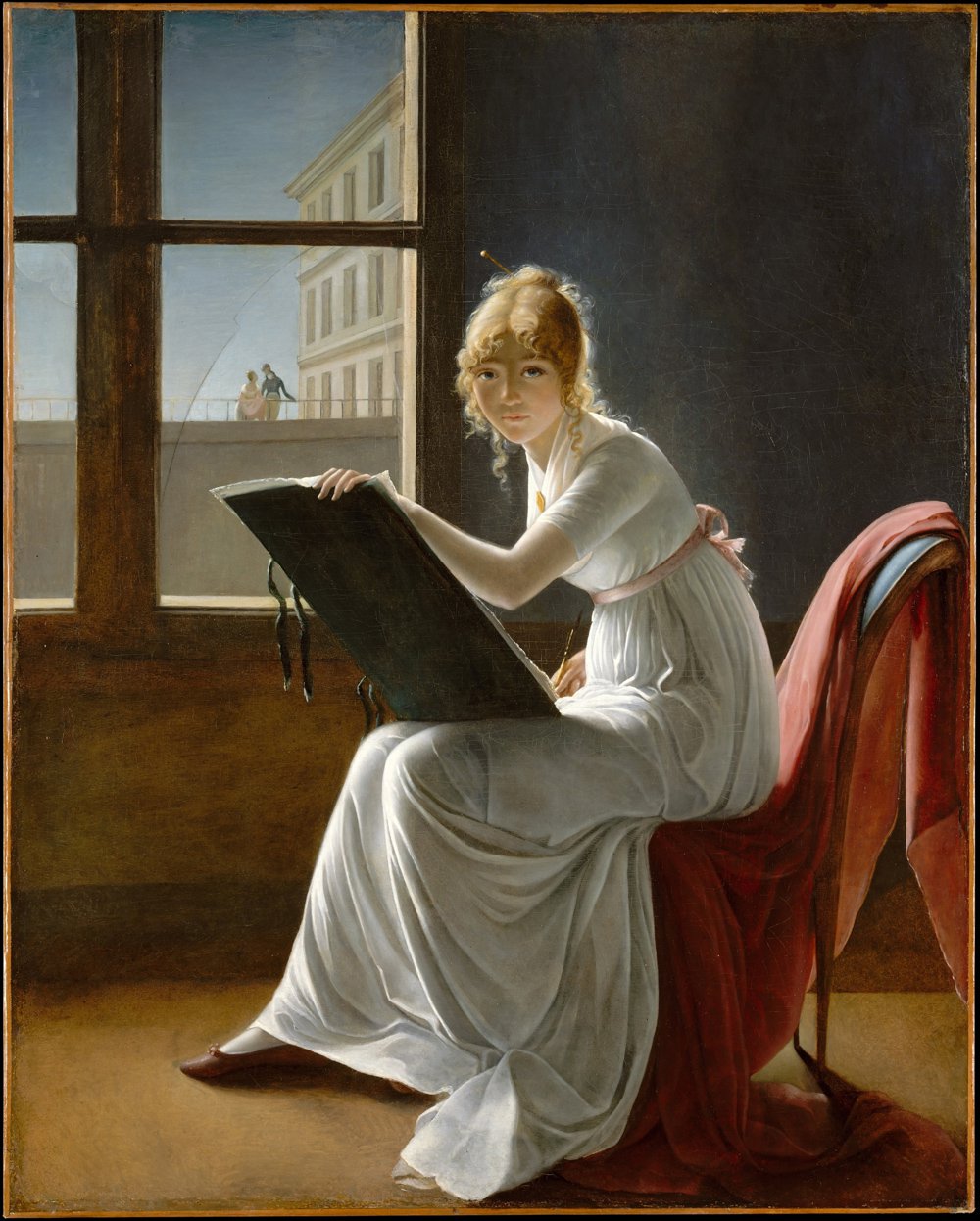 Мари-Дениз Вильер. «Рисующая молодая женщина». Courtesy of Metropolitan Museum of Art