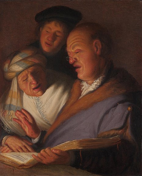 Рембрандт.  «Аллегория слуха» (1624-25). Johnny van Haeften, Лондон, 2007 г. Сourtesy of The Leiden Collectio