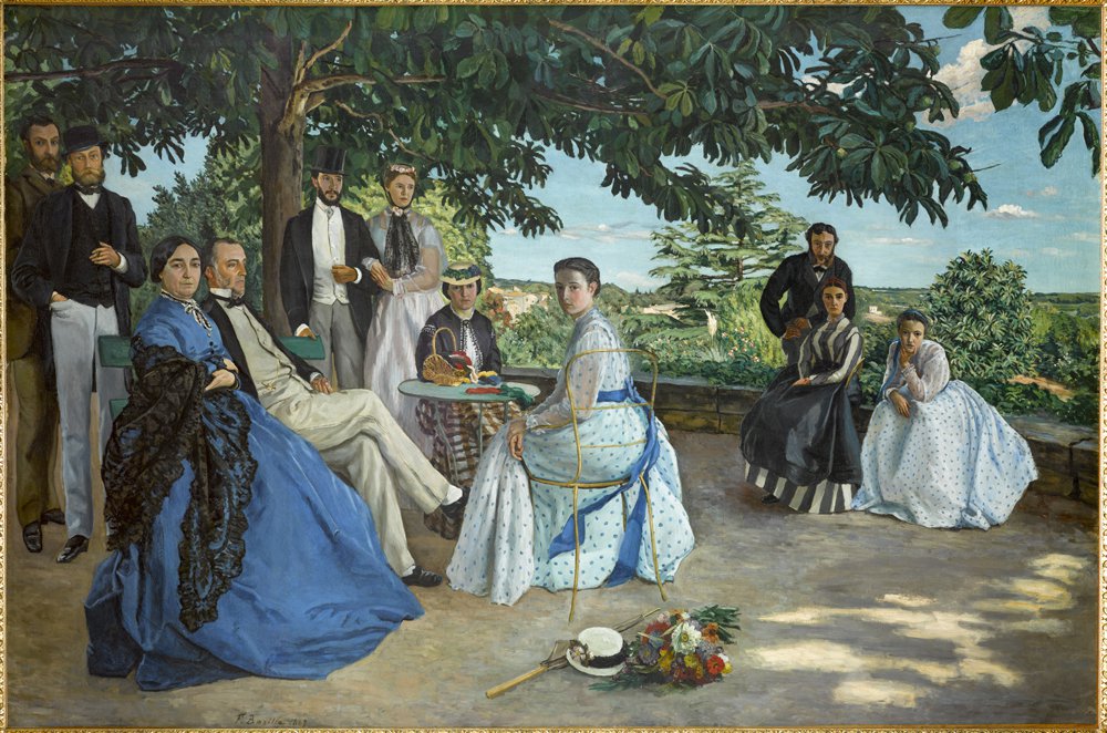 Фредерик Базиль. «В кругу семьи». 1867.  Courtesy of Photo Musée d’Orsay, Dist. RMN-Grand Palais / Patrice Schmidt