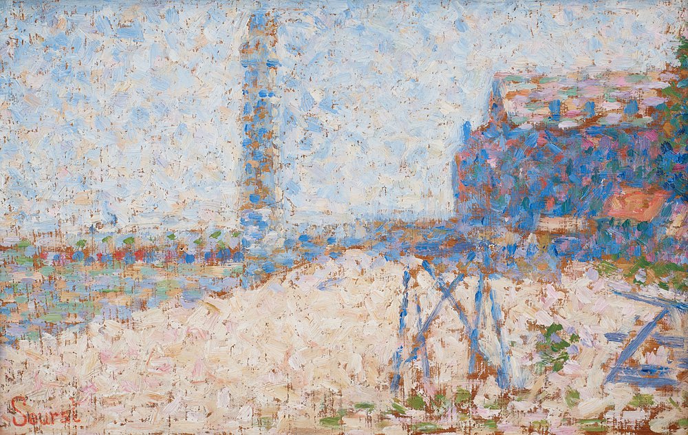Жорж Сера. «Больница и маяк в Онфлере». 1886. Фото: Собрание Инны Баженовой
