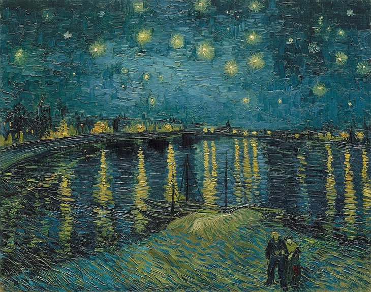 Vincent van Gogh Starry Night over the Rhone, 1888, Musée d’Orsay, Pari
