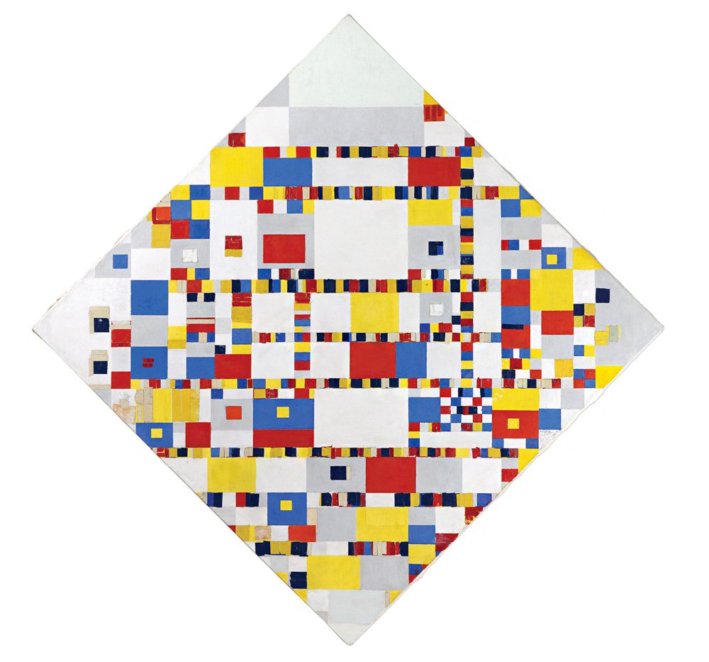 Пит Мондриан. «Победа буги-вуги». 1942–1944. Courtesy of GEMEENTEMUSEUM DEN HAAG