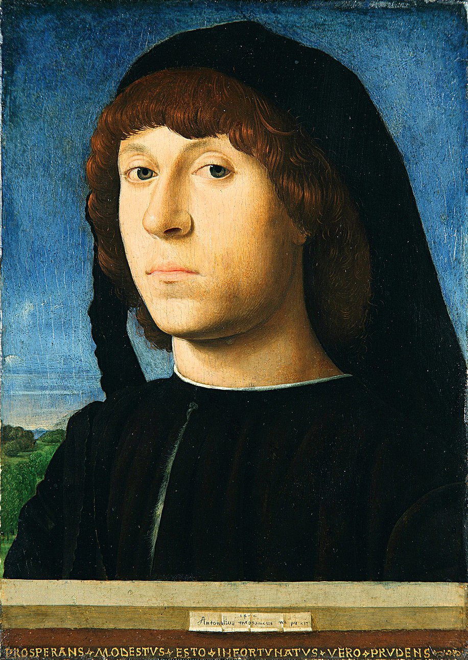 Антонелло да Мессина. «Портрет молодого человека». 1478. Фото: Staatliche Museen, Gemäldegalerie, Berlino