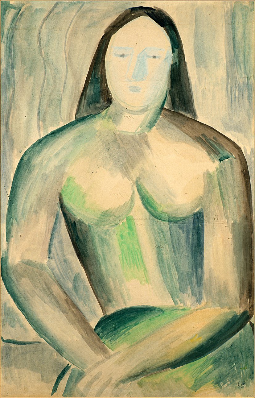 Анна Лепорская (1900–1982). «Женская модель». 1925. Фото: Галерея «Элизиум»