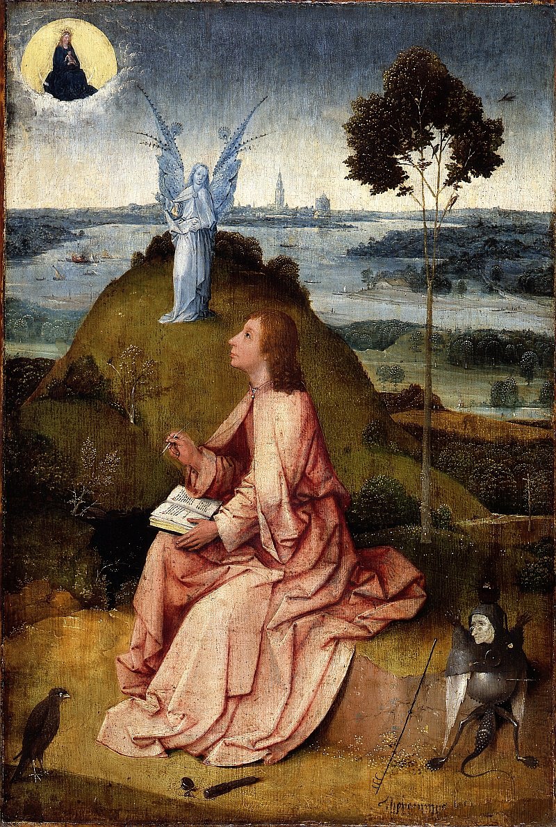 Иероним Босх. Святой Иоанн на Патмосе. 1504–1505 / Berlin,Gemäldegalerie,Staatliche Museen zu Berli