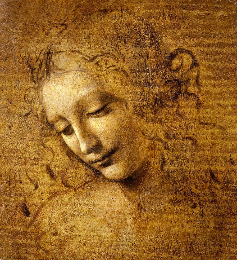 Леонардо да Винчи. La Scapigliata («Голова женщины»). Около 1508. Фото: Galleria nazionale di Parma