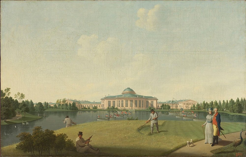Бенжамен Патерсен (1748–1814). Садовый фасад Таврического дворца. Конец XVIII в.