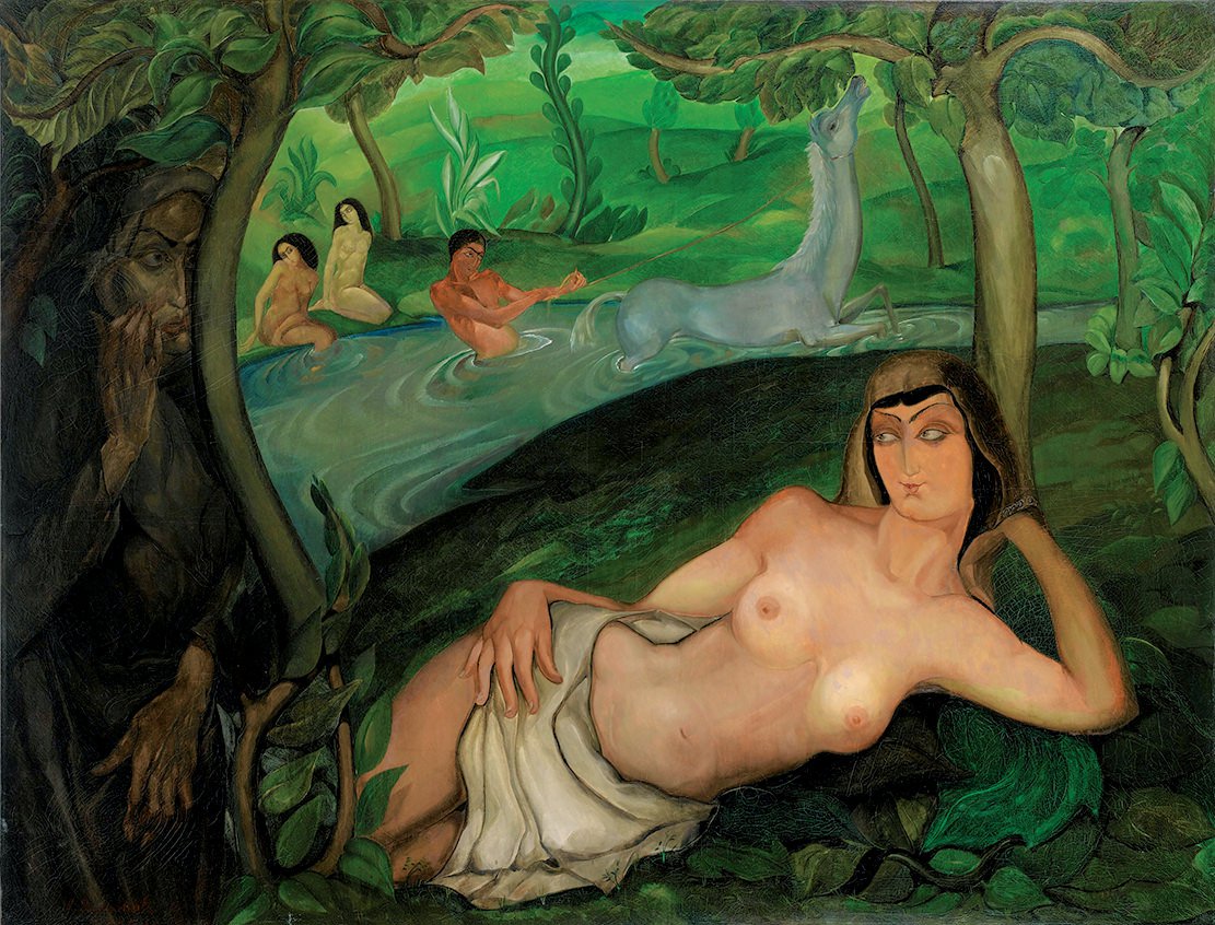 Ладо Гудиашвили. Искушение. 1921. Sotheby’s, Лондон, 3 июня 2013 г., £782,5 тыс. Courtesy Sotheby'