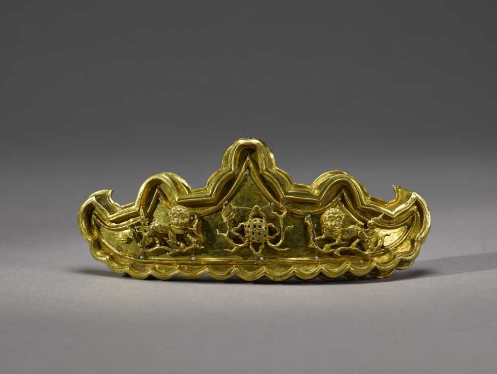 Шпилька «Фэнсинь». Династия Мин (1368–1644). Золото. Фото: Shanghai Museum