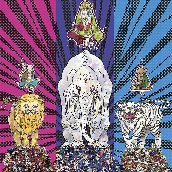 Takashi Murakami. Mononoke. 2013.  (с) christies.com
