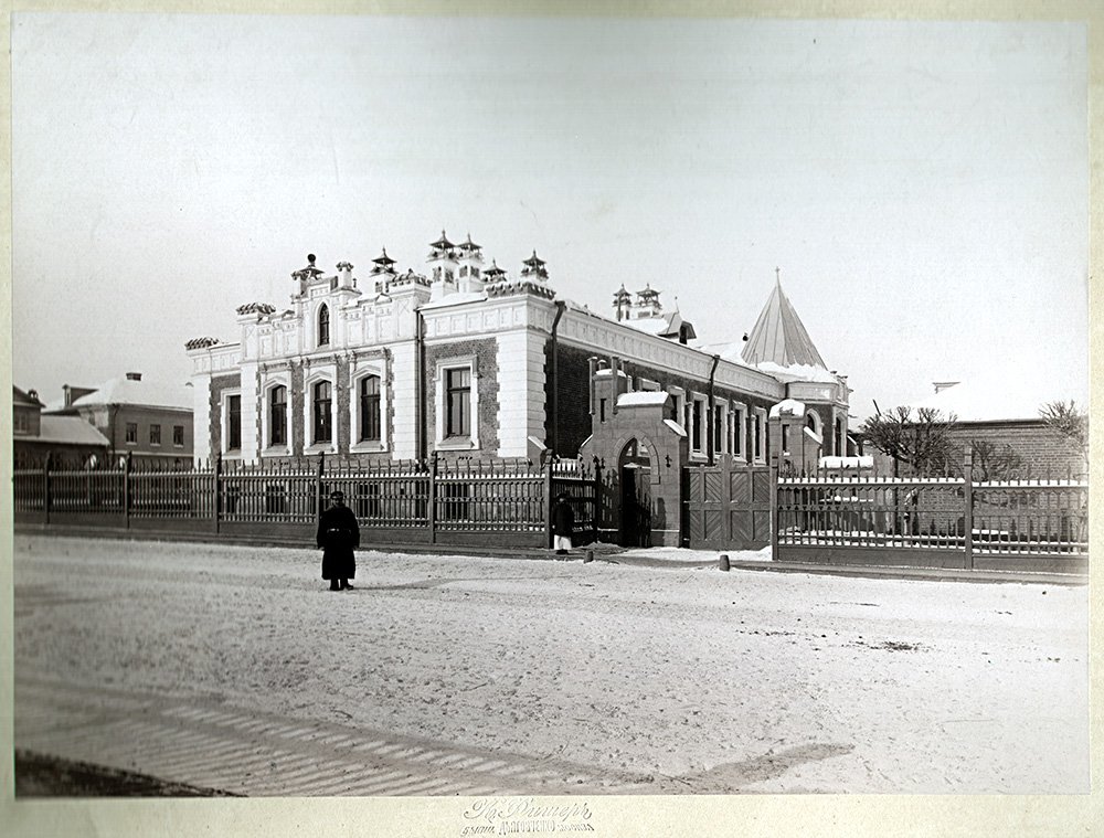 Особняк А.А.Бахрушина. Общий вид со стороны Зацепского Вала. 1900-е гг. Фото: ГЦТМ им. А.А. Бахрушина