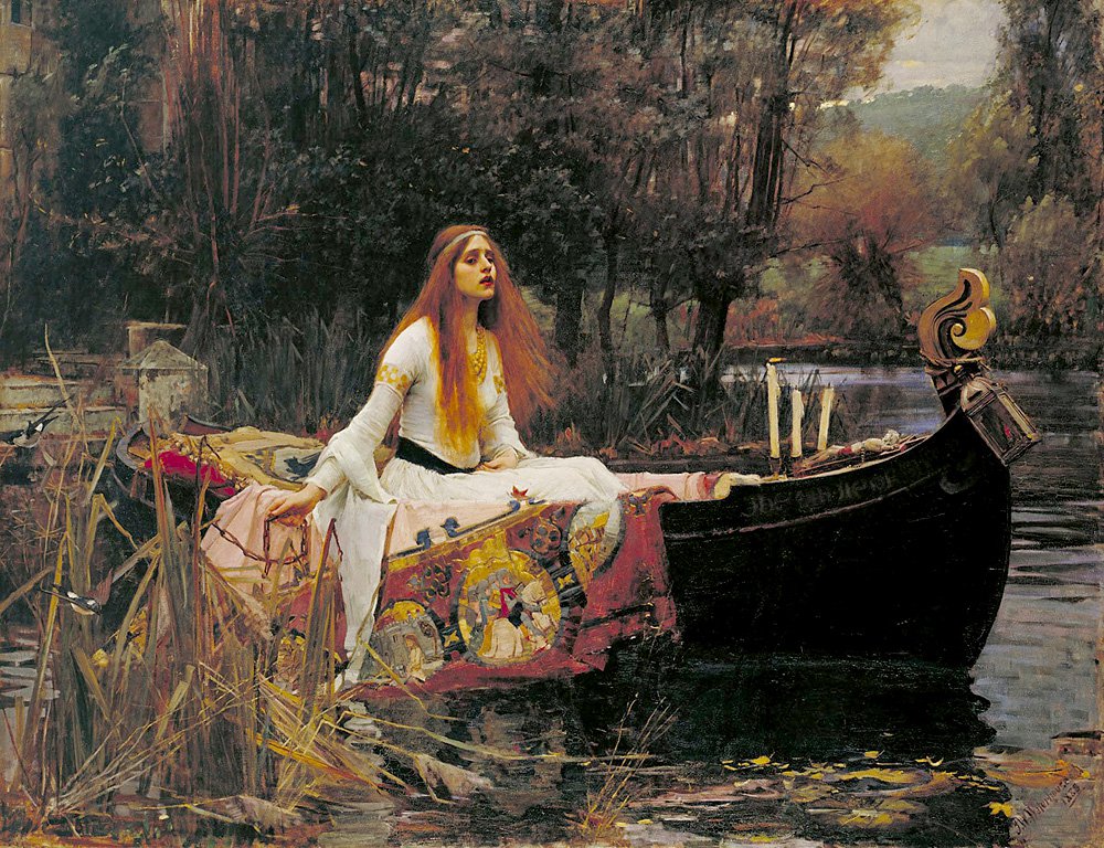 Джон Уильям Уотерхаус. «Волшебница Шалот». 1888. Фото: Tate Britai