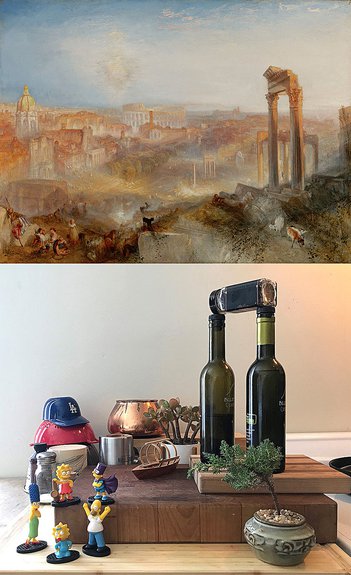 «Современный Рим — Кампо Ваччино» Уильяма Тернера в новом прочтении. Фото: twitter.com/GettyMuseum/