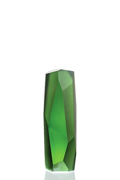 Хрустальная скульптура RockStone из совместной коллекции Арика Леви и Lalique. Фото: Florian Kleinefe