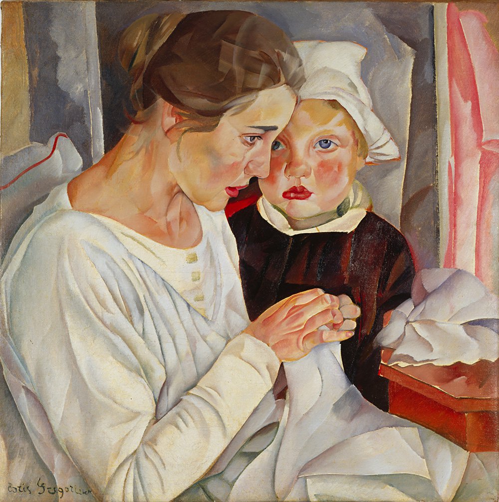 Борис Григорьев. «Мать и дитя». 1918. Фото: Международная арт-галерея 'Эритаж'