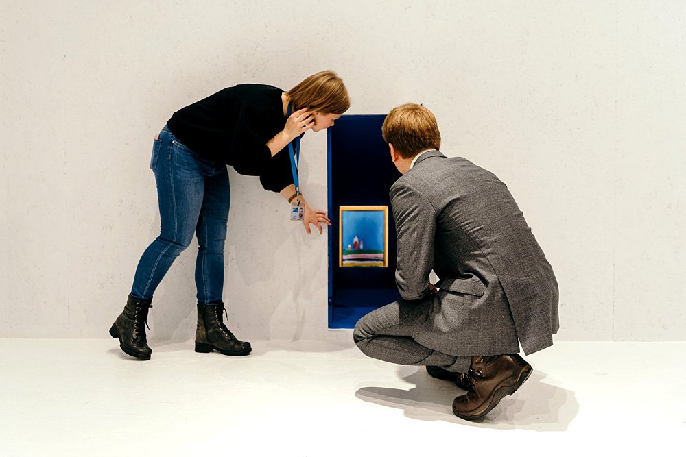 На выставке «Игра с шедеврами: от Анри Матисса до Марины Абрамович». Фото: Еврейский музей и центр толерантности