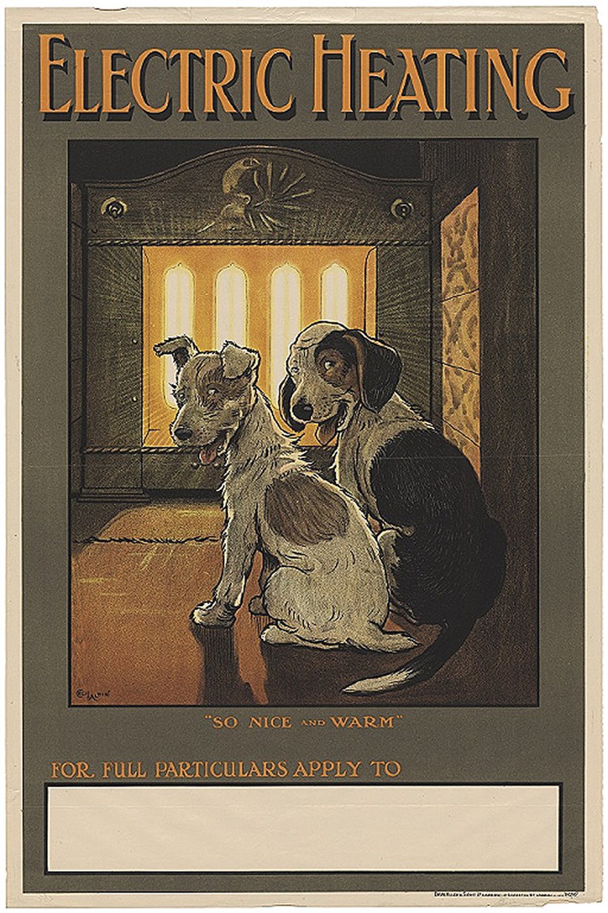 Сесил Олдин. «Электрический обогреватель: „Так хорошо и тепло“». 1900. Фото: ГМИИ им. А.С.Пушкина