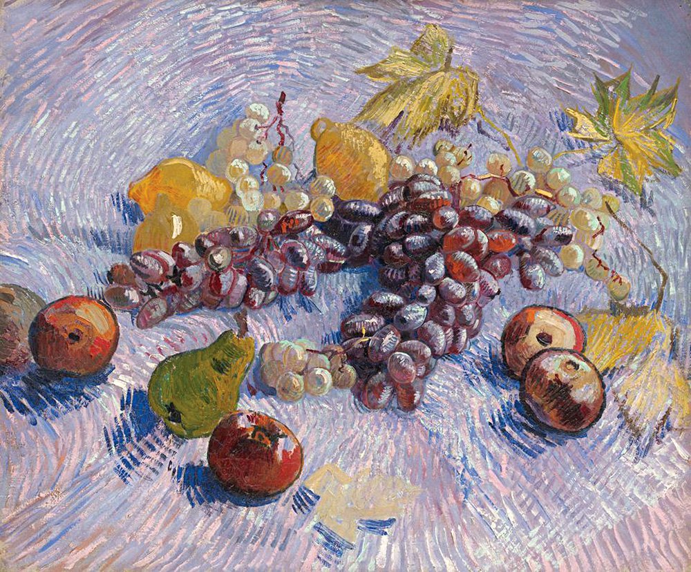 Винсент ван Гог. «Виноград, лимоны, груши и яблоки». 1887. Фото: Courtesy of the Art Institute of Chicago