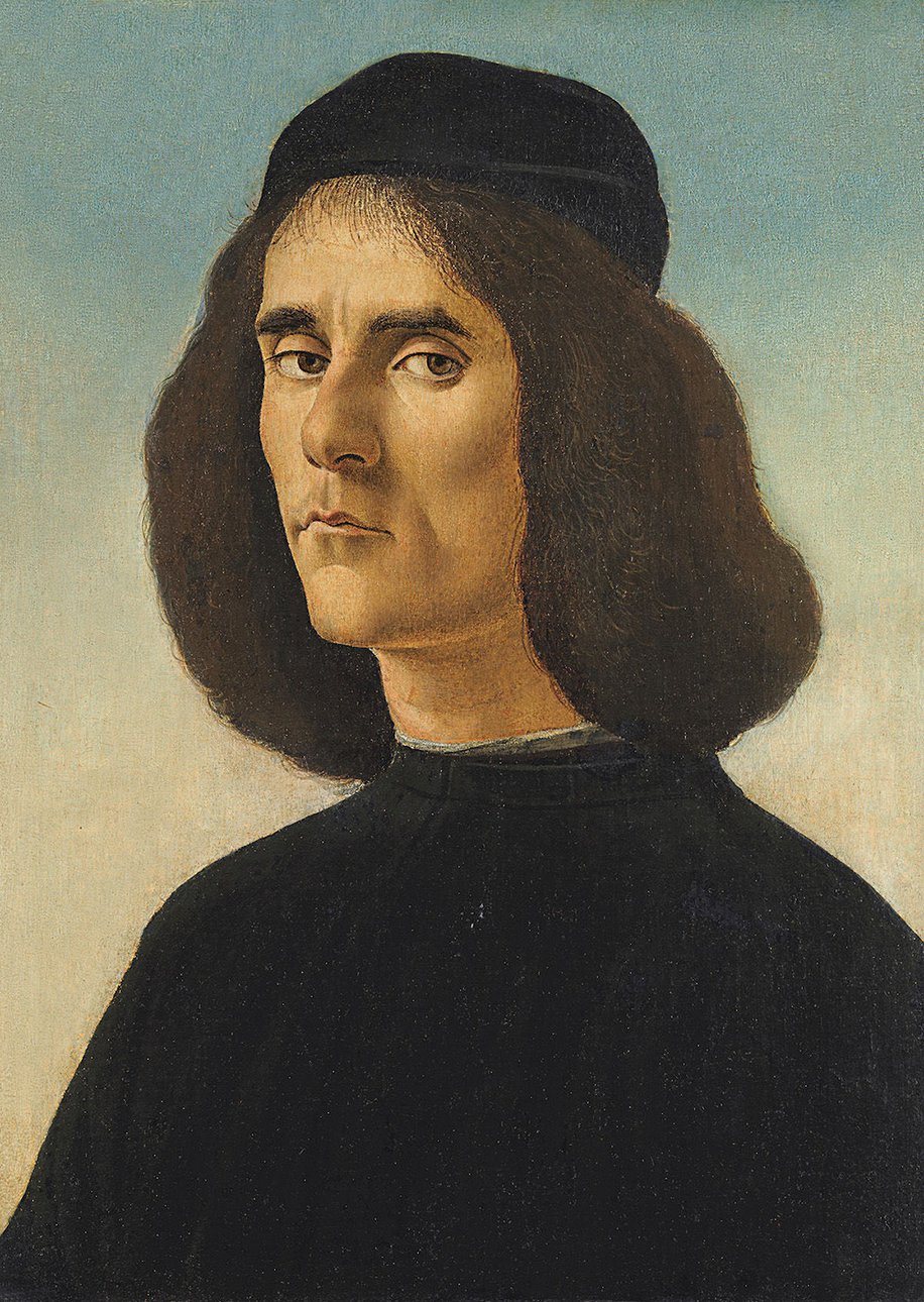 Сандро Боттичелли. «Портрет Михаила Тарханиоты Марулла». Около 1500.  Фото: Trinity Fine Art.