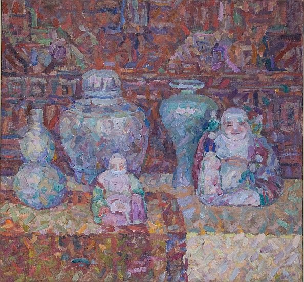 Китайский натюрморт с ковром. 2011. Холст, масло