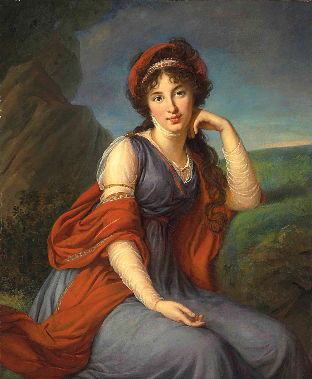 Элизабет Виже-Лебрен. «Мария Вяземская, княгиня Голицына». 1798. Фото: Частная коллекция
