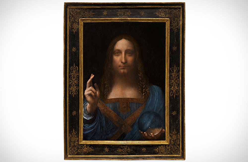 Леонардо да Винчи. «Спаситель мира». Около 1500. Фото: Christie’
