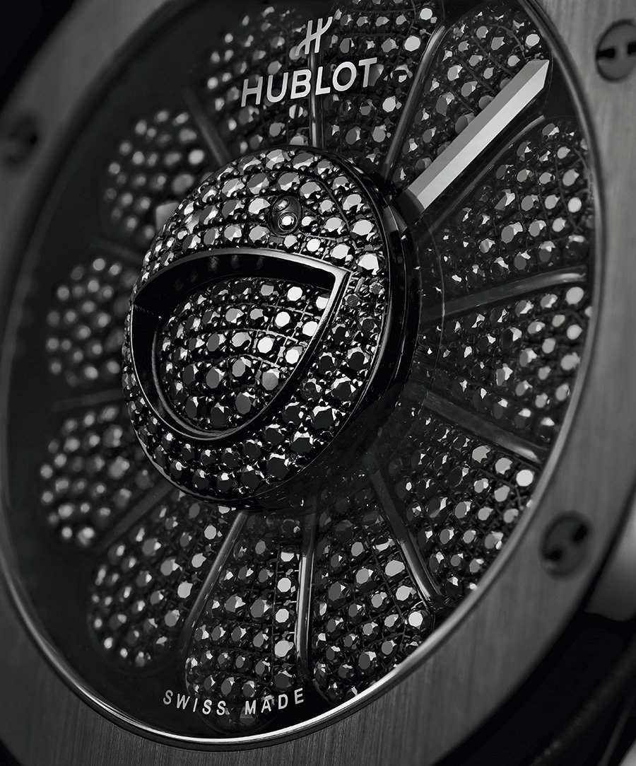 Циферблат Classic Fusion Takashi Murakami All Black. Фото: Hublot