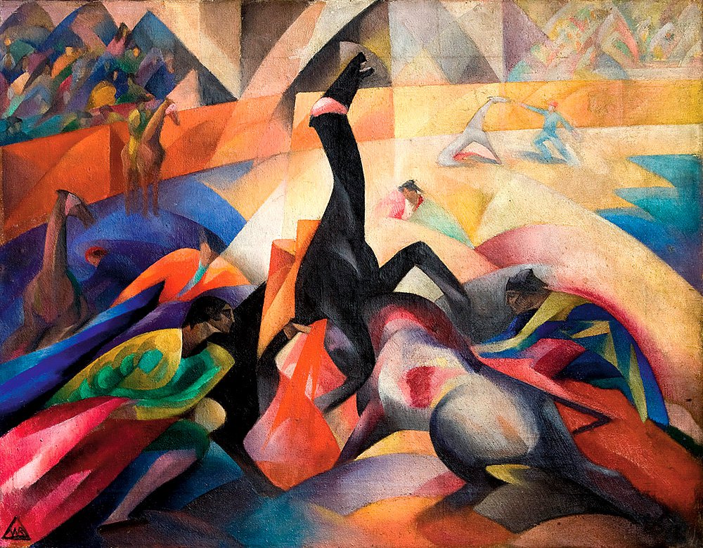 Владимир Бехтеев. «Бой быков». 1919. Екатеринбургский музей изобразительных искусств
