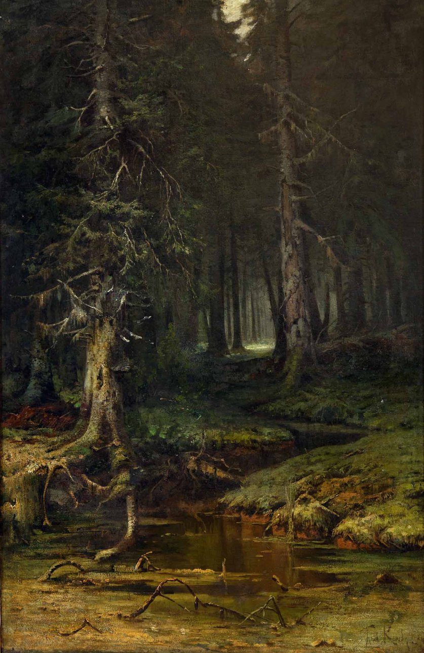 Юлий Клевер. «Девственный лес». Конец XIX в. Фото: аукционный дом «Совком»