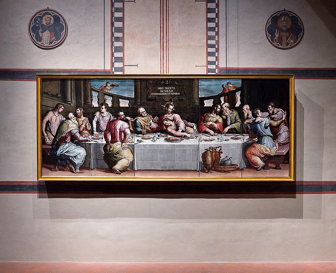 Джорджо Вазари. Тайная вечеря. 1546, Флоренция, Санта-Кроче (Иллюстрация: ZEPstudio/Opera di Santa Croce)