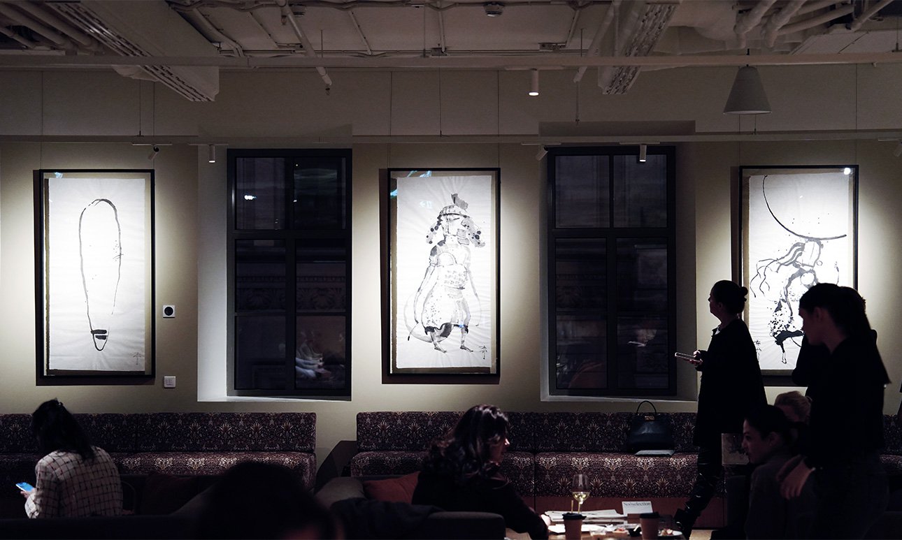 Выставка Даши Намдакова в Noôdome.  Фото: Студия Даши Намдакова